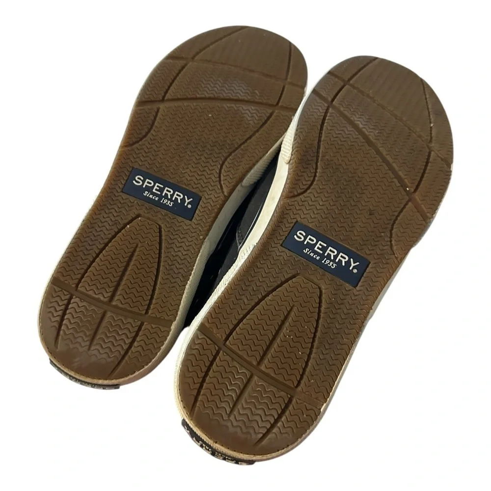 Sperry | Navy Blue Boat Shoes Classic Canvas Sz Men’s 7.5 EUC